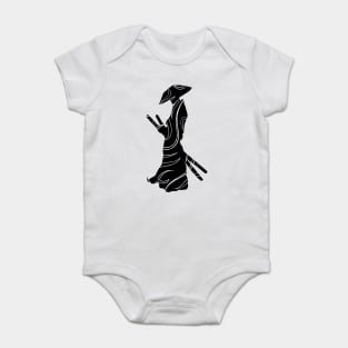 Samurai Lines - Minimalist Japanese Art Baby Bodysuit